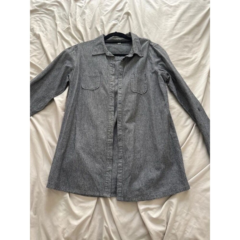 Fossil Charcoal Grey long sleeve shirt
